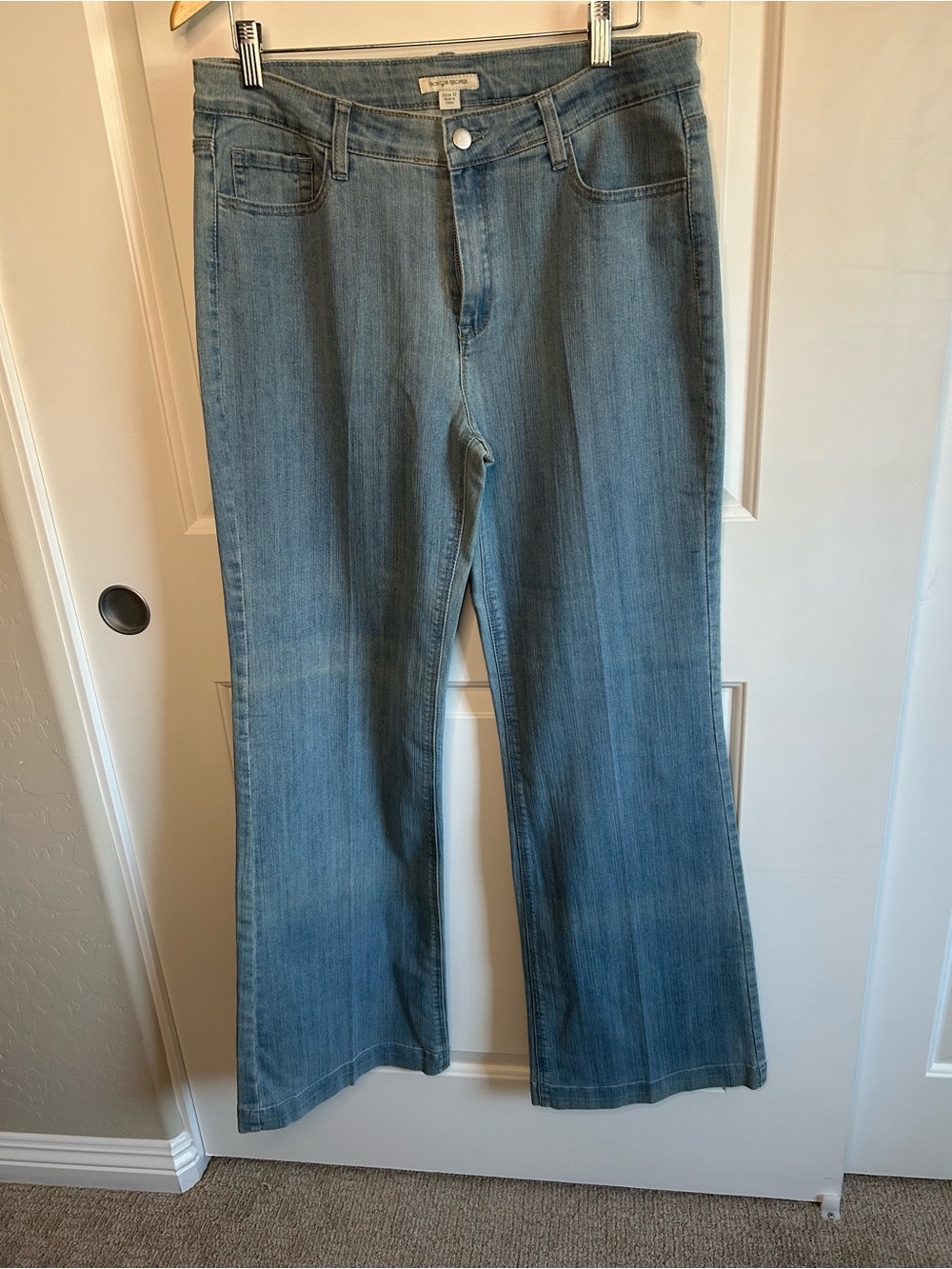 Boston Proper Light Blue Wide-Leg Jeans
